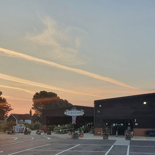 Gibson's Farm Shop Café exterior 