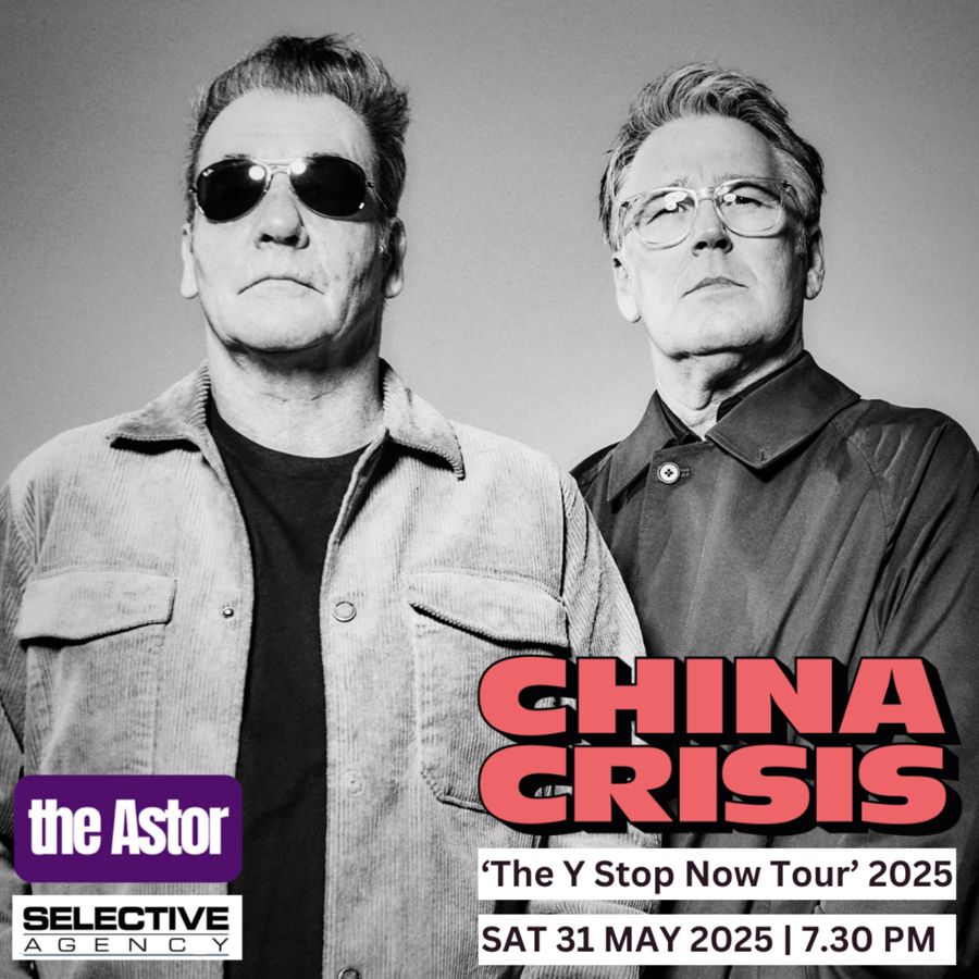 Advertising poster for China Crisis 