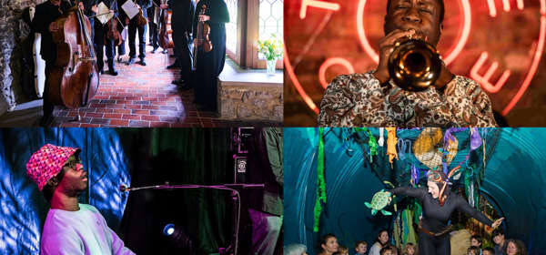 Various performers at a previous festival