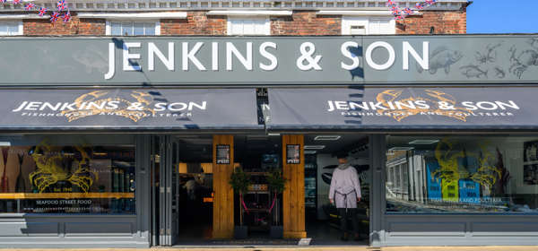 Shop front of Jenkins & Son in Deal