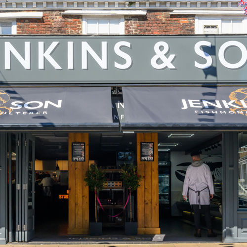 Shop front of Jenkins & Son in Deal