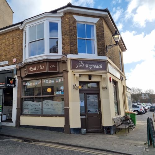 The exterior of The Just Reproach