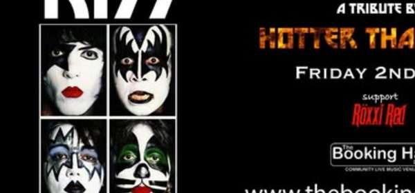 Poster for the band Hotter Than Hell at The Booking Hall Dover on 2nd May 2025