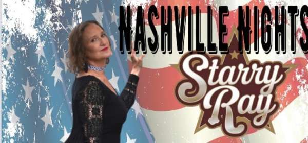 Poster advertising Starry Ray a Country & Western singer holding a guitar