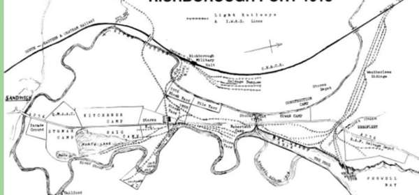 Map of Richborough Port 1918