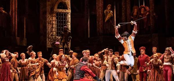 A scene from the ballet Romeo & Juliet