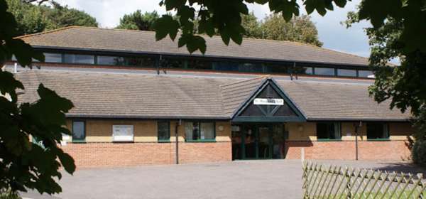 The front entrance of St Margaret's Hall