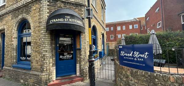 Front door of Strand Street kitchen & bar