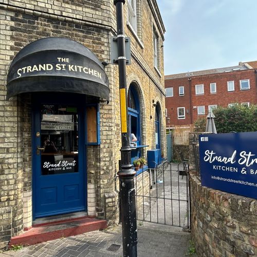 Front door of Strand Street kitchen & bar