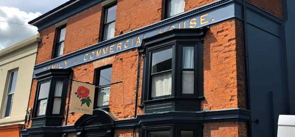 Exterior view of The Rose in Deal