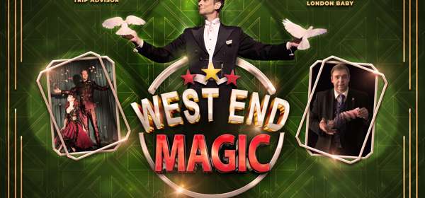 Advertising poster for West End Magic