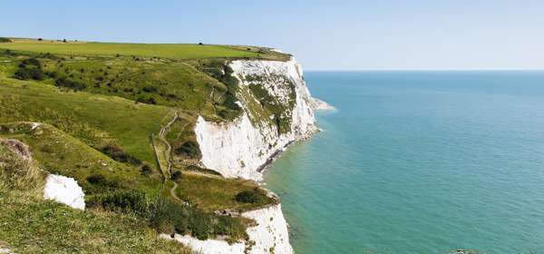 White Cliffs views over the channel