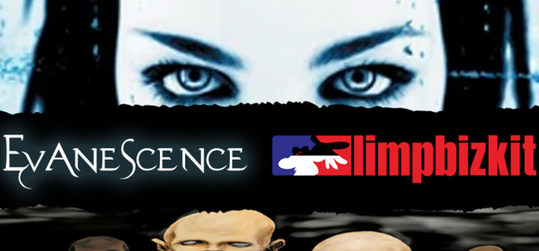 Poster for the bands Evanescence & Limpbizkit