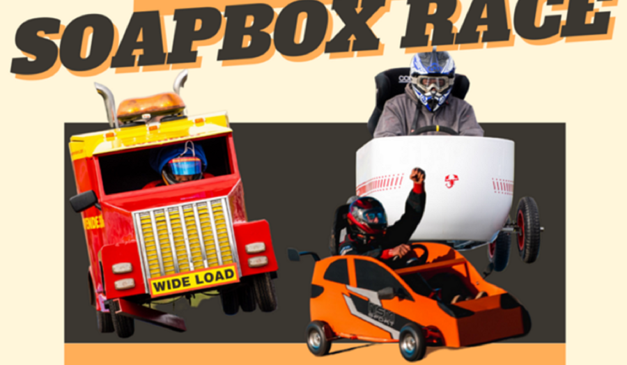 Poster advertising a soapbox race