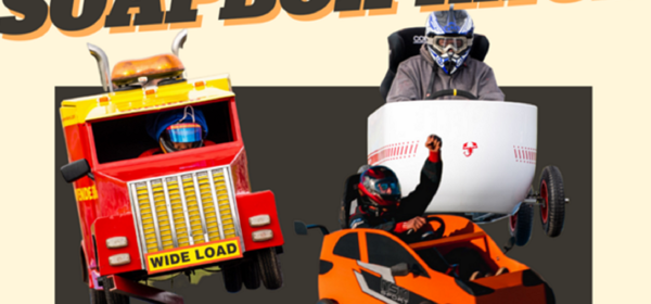 Poster advertising a soapbox race